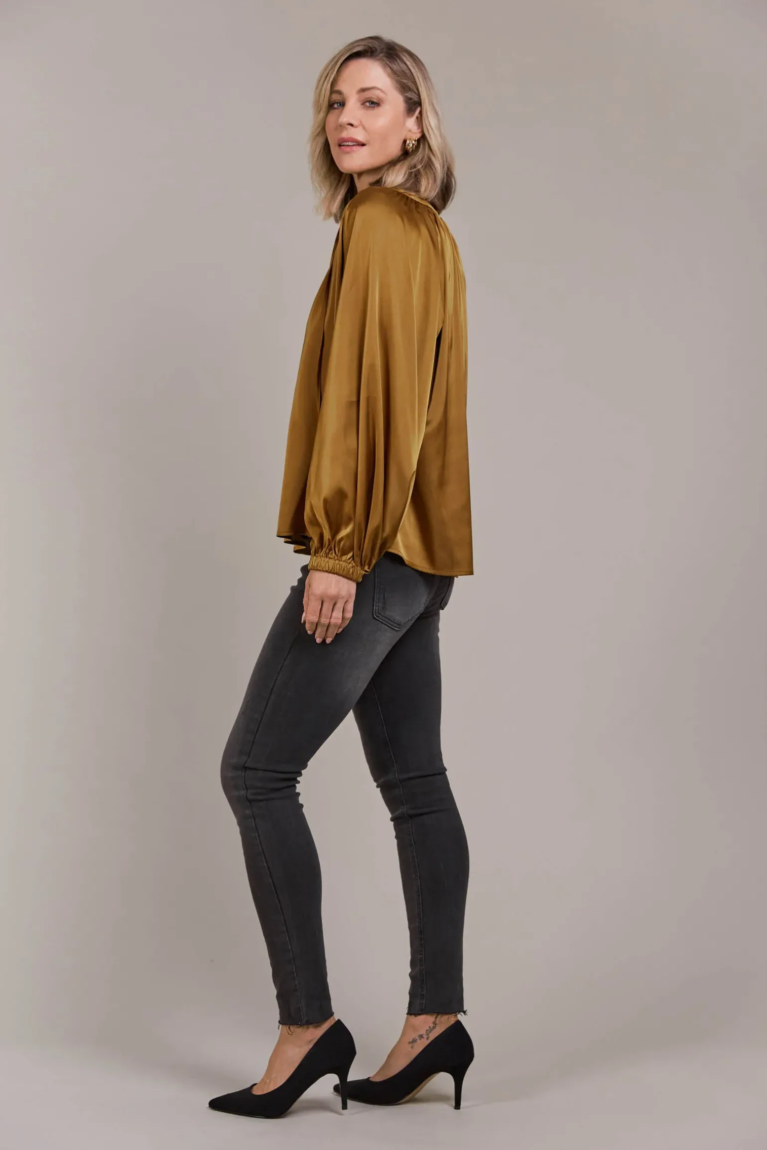 Ivy Blouse - Tobacco