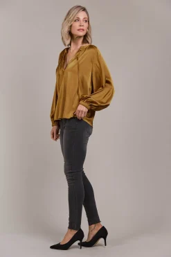 Ivy Blouse - Tobacco