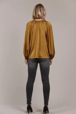 Ivy Blouse - Tobacco