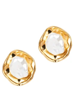 Ivy Pearl Earring - Round