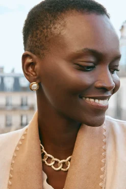 Ivy Pearl Earring - Round