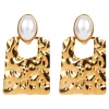 Ivy Pearl Earring - Square