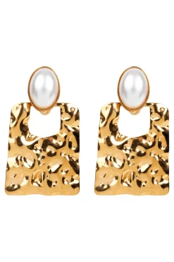 Ivy Pearl Earring - Square