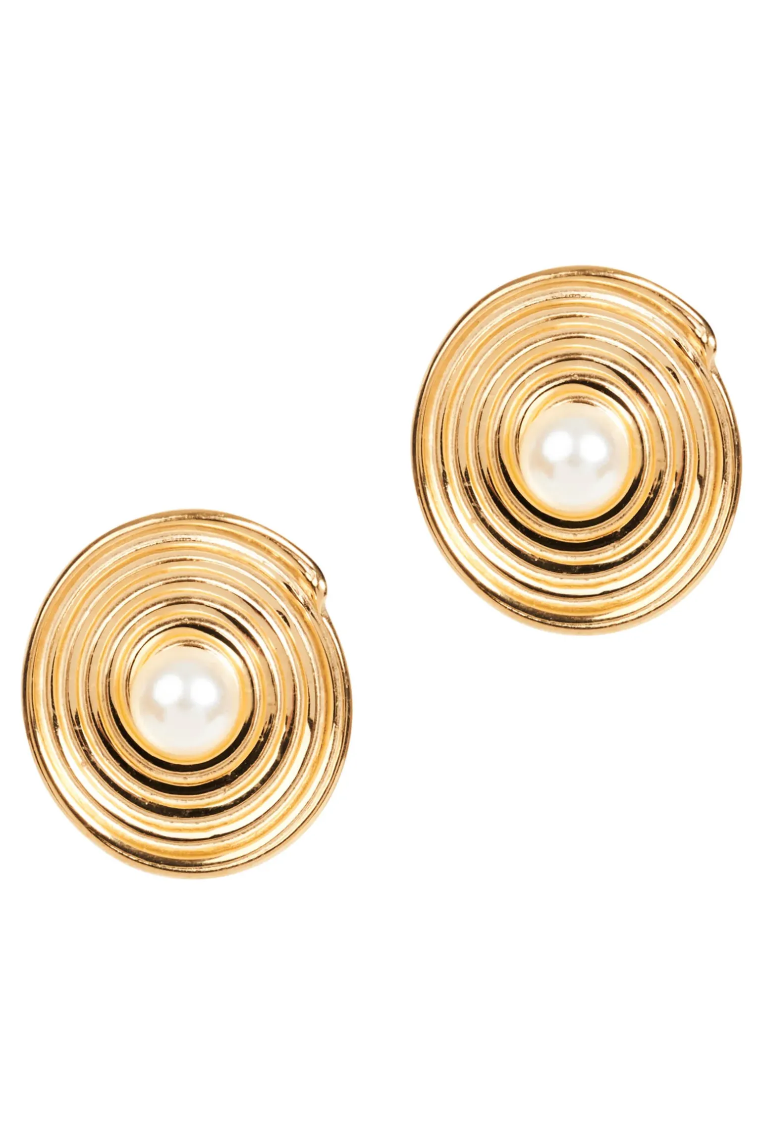 Ivy Pearl Earring - Swirl