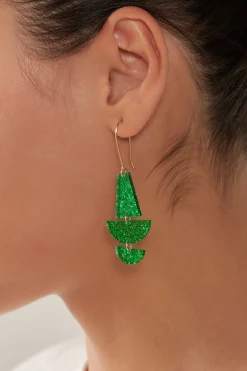 Jovial Drop Earring - Emerald