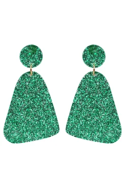 Jovial Sparkle Earring - Emerald