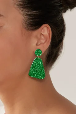 Jovial Sparkle Earring - Emerald
