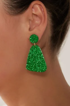 Jovial Sparkle Earring - Emerald