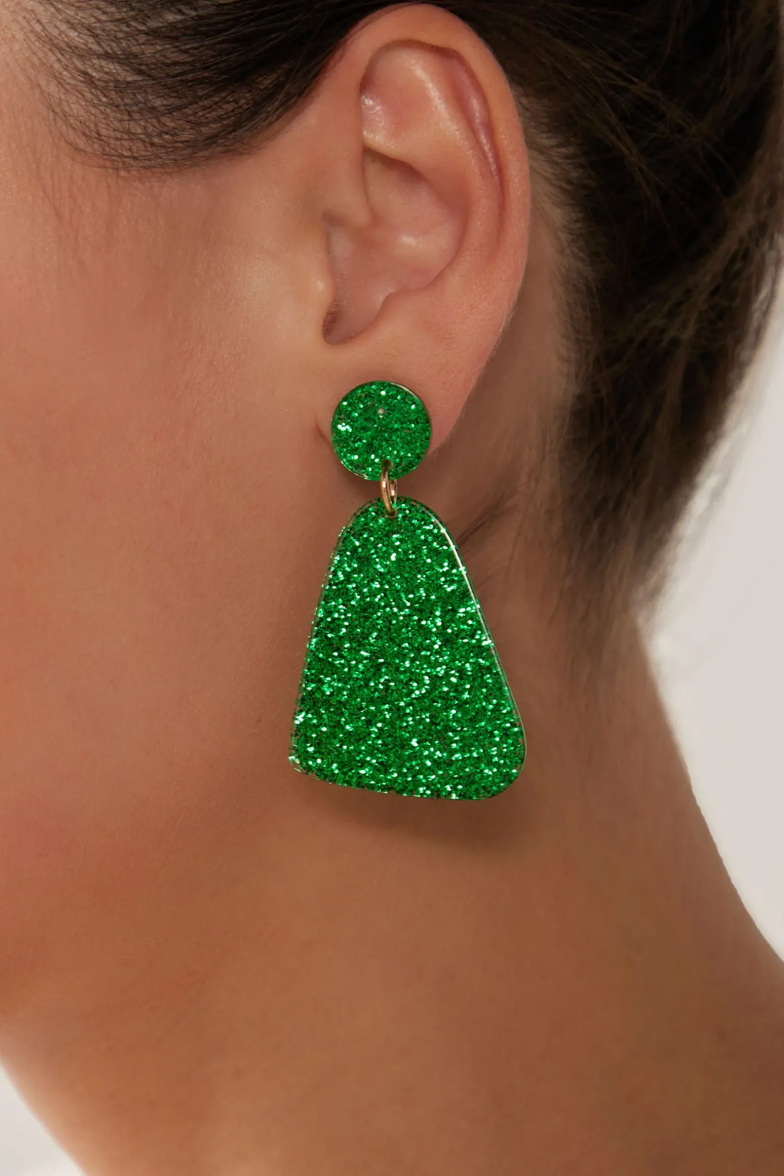 Jovial Sparkle Earring - Emerald