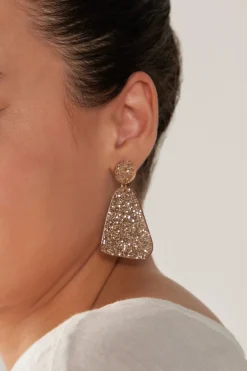 Jovial Sparkle Earring - Gold