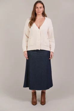 Katana Cardigan - Ecru