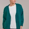 Katana Cardigan - Teal