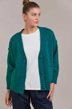 Katana Cardigan - Teal