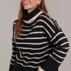 Katana Roll Neck Knit - Black