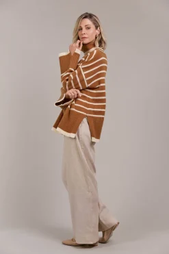 Katana Roll Neck Knit - Hazel