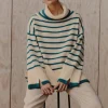Katana Roll Neck Knit - Teal