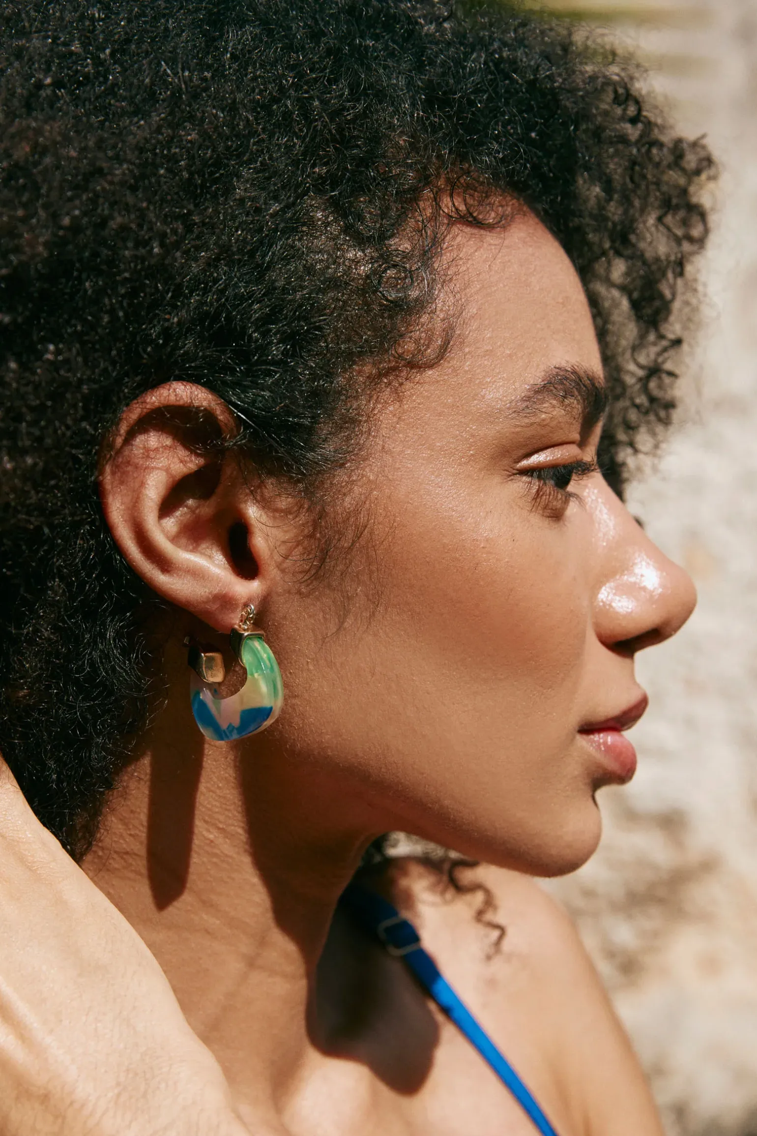La Mer Cuff Earring - Mint