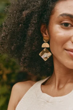 La Mer Drop Earring - Citrus