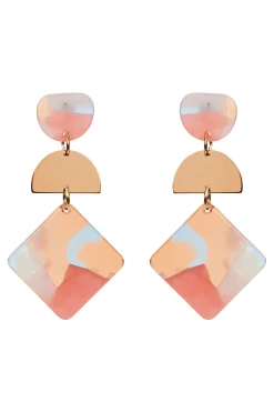 La Mer Drop Earring - Melon