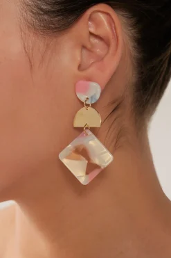 La Mer Drop Earring - Melon