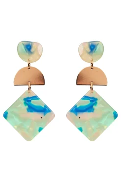 La Mer Drop Earring - Mint