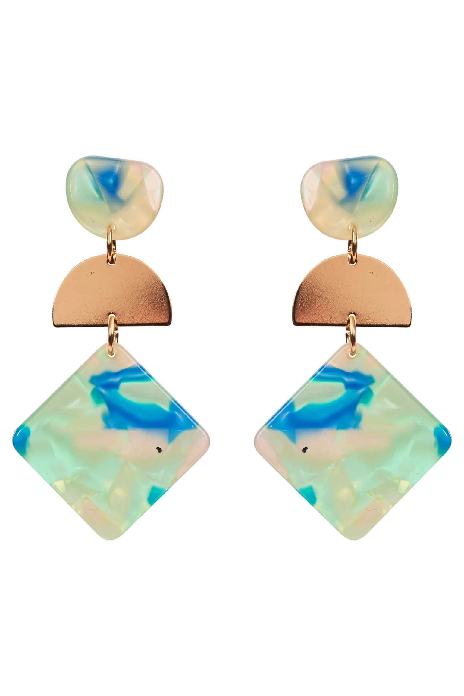 La Mer Drop Earring - Mint