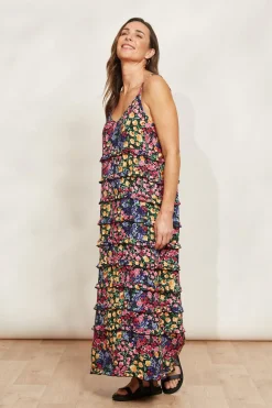 La Mer Frill Maxi - Blume