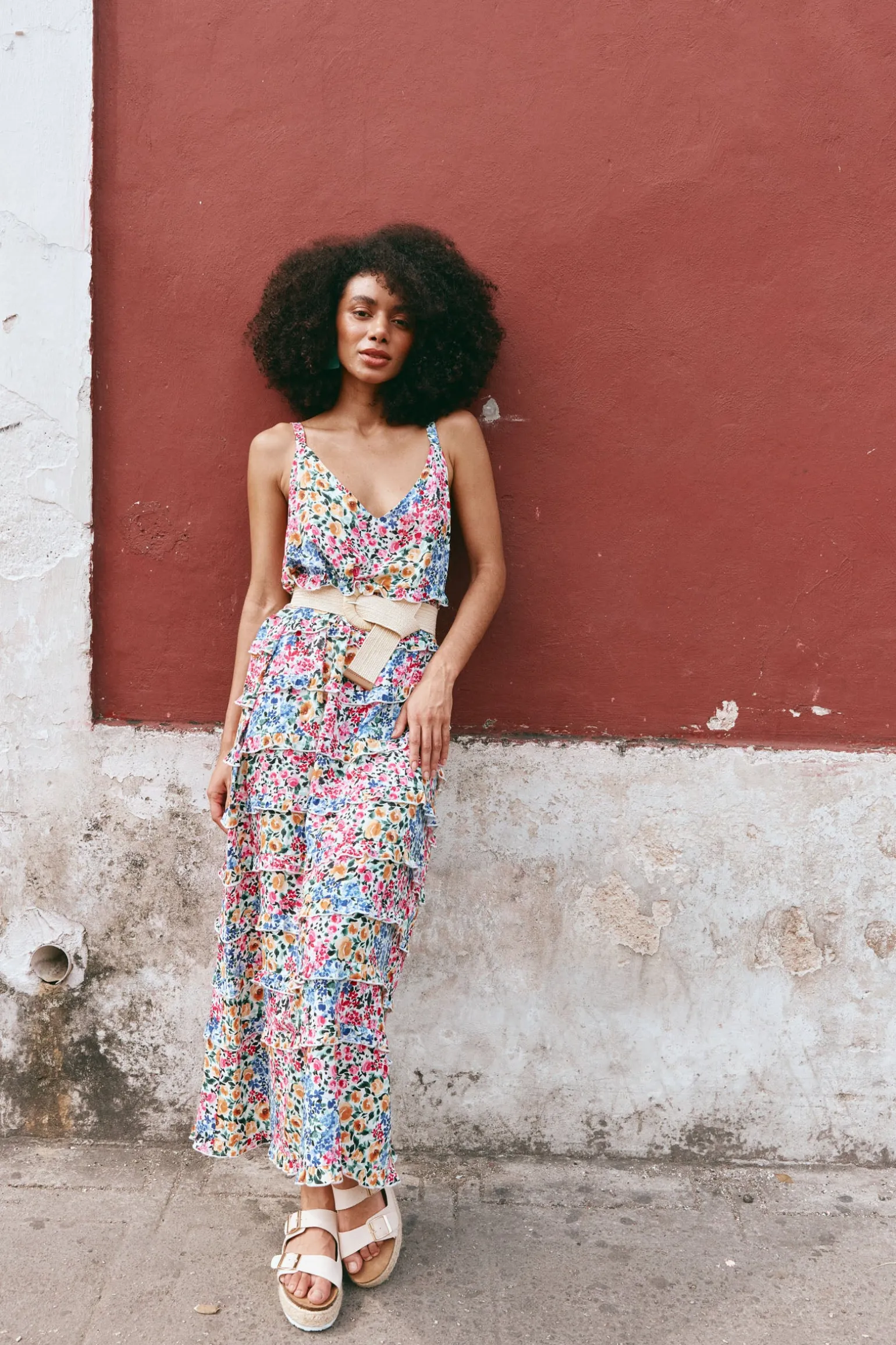 La Mer Frill Maxi - Fiore