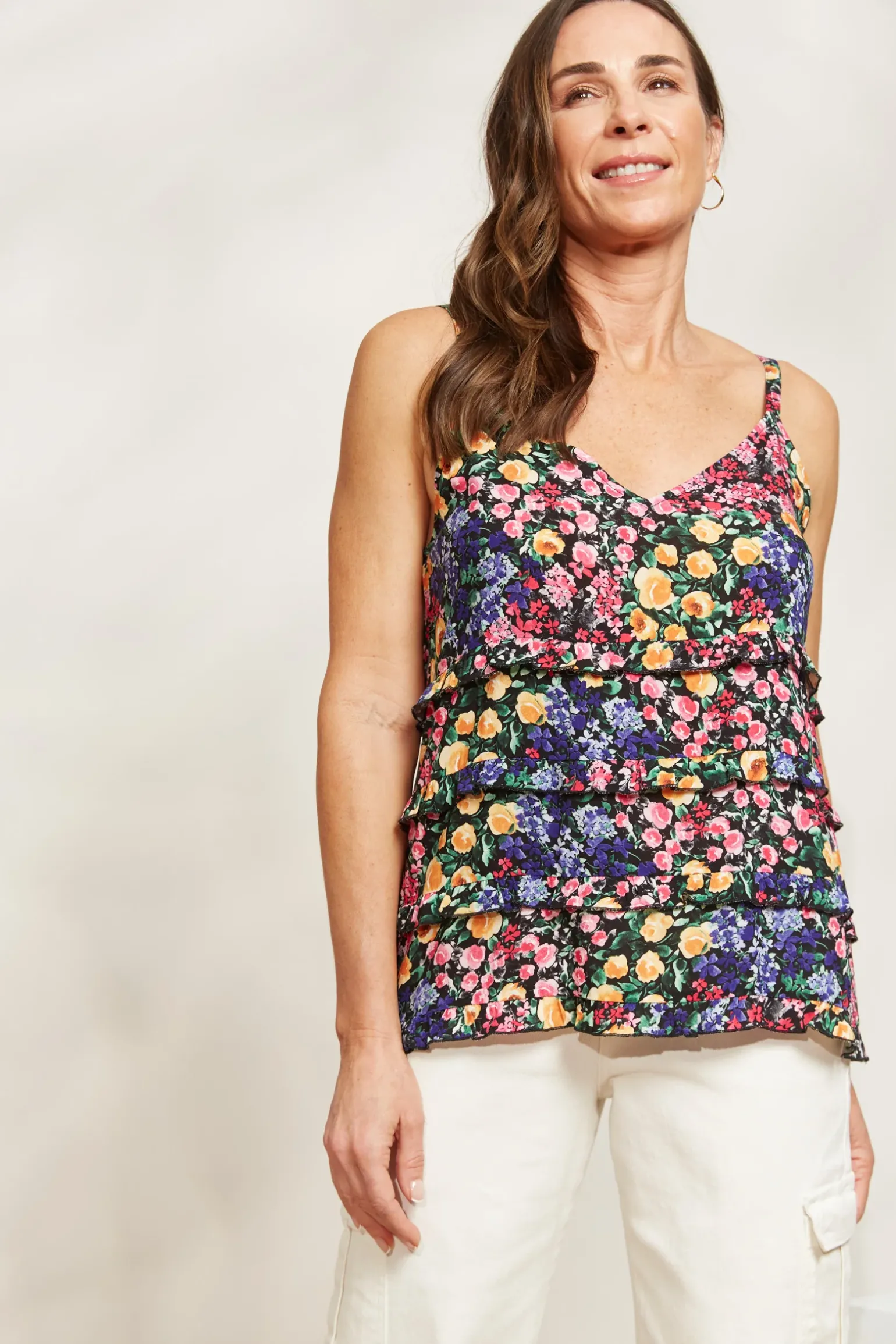 La Mer Frill Tank - Blume