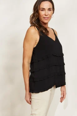 La Mer Frill Tank - Sable