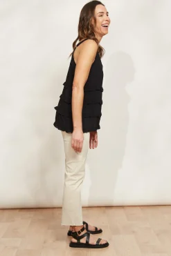 La Mer Frill Tank - Sable