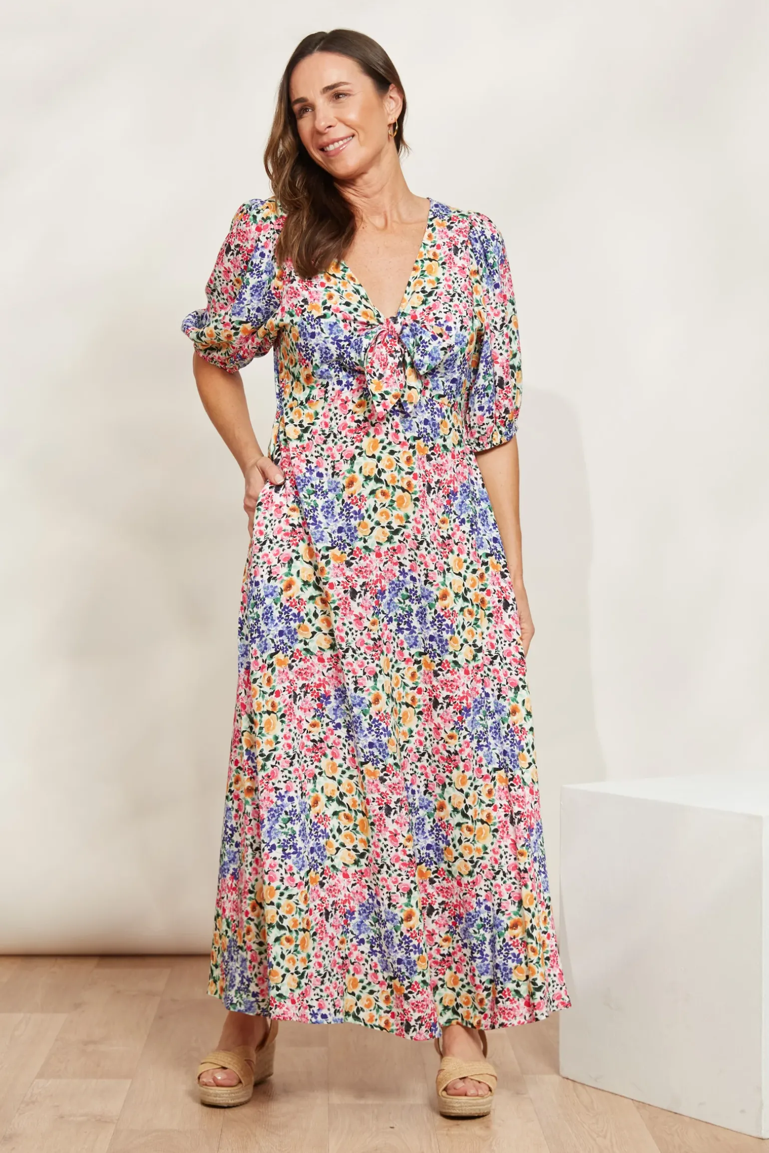 La Mer Tie Dress - Fiore
