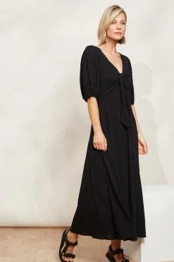 La Mer Tie Dress - Sable