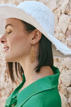 La Plage Earring - Gold Leaf