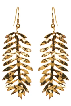 La Plage Earring - Gold Leaf