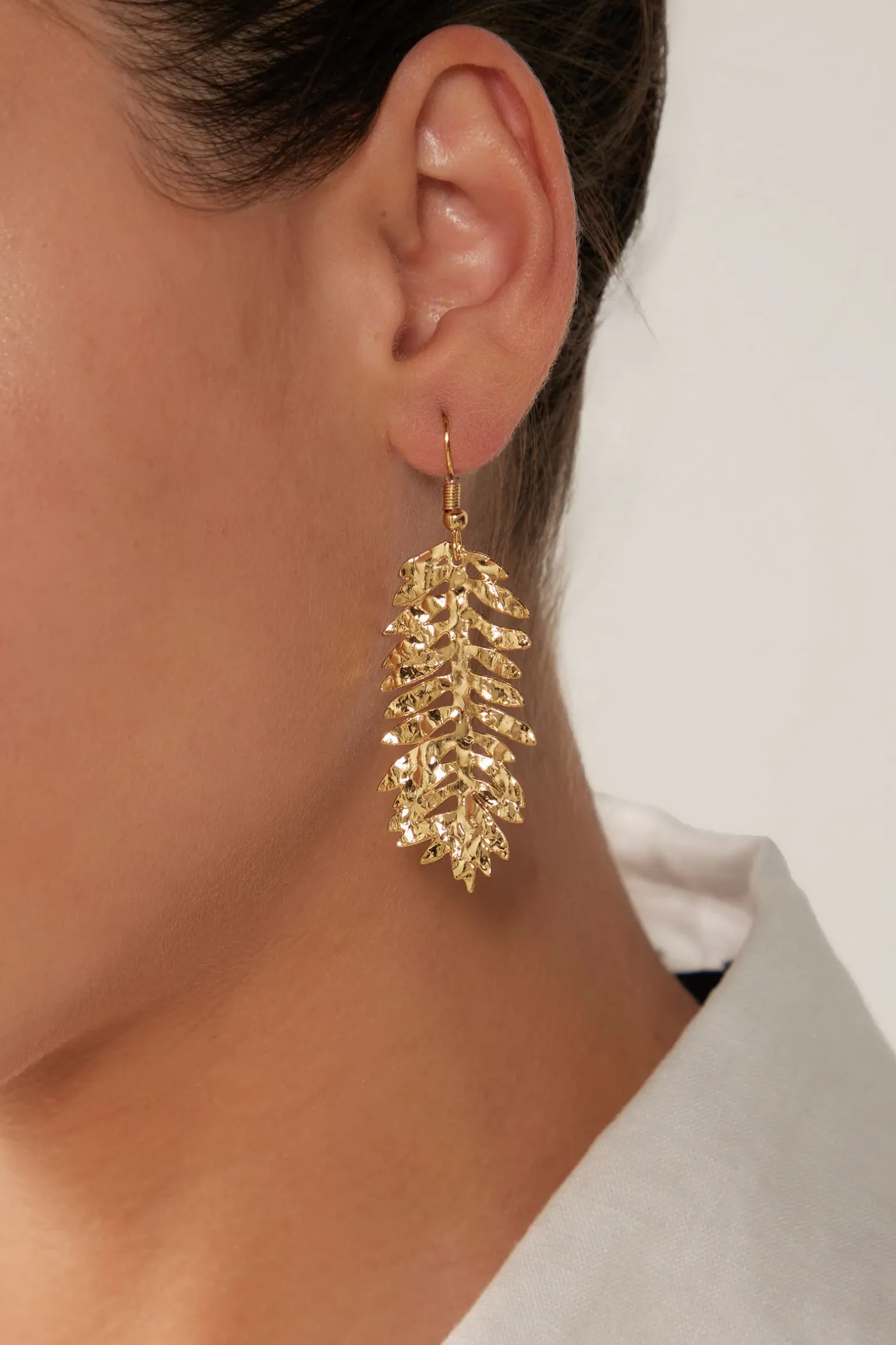La Plage Earring - Gold Leaf