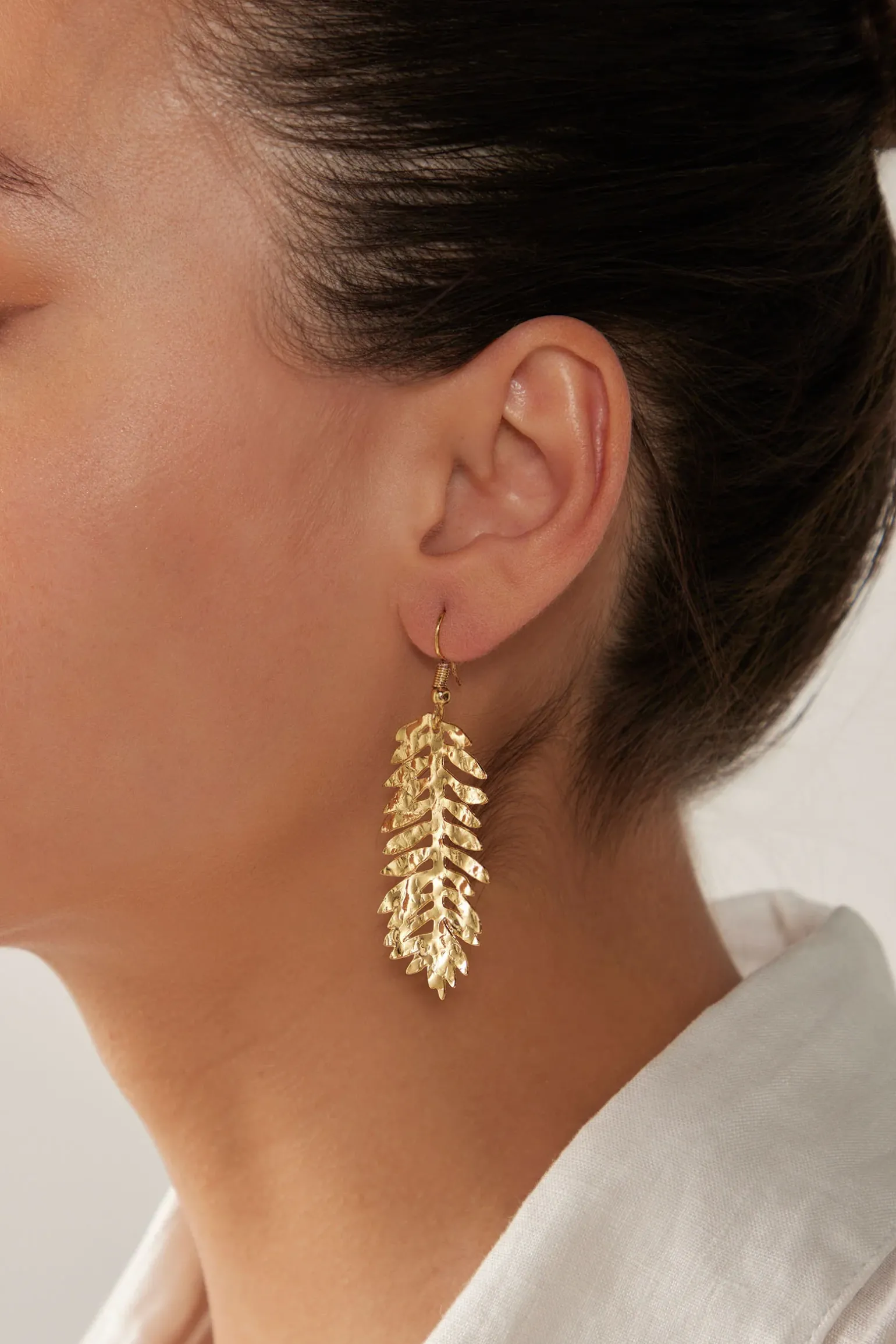 La Plage Earring - Gold Leaf