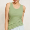 La Plage Tank - Aloe