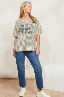 La Plage Tshirt - Khaki