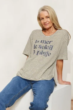 La Plage Tshirt - Khaki