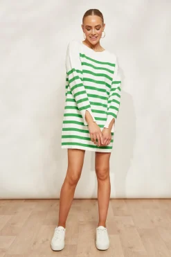 La Sable Knit Jumper - Emerald