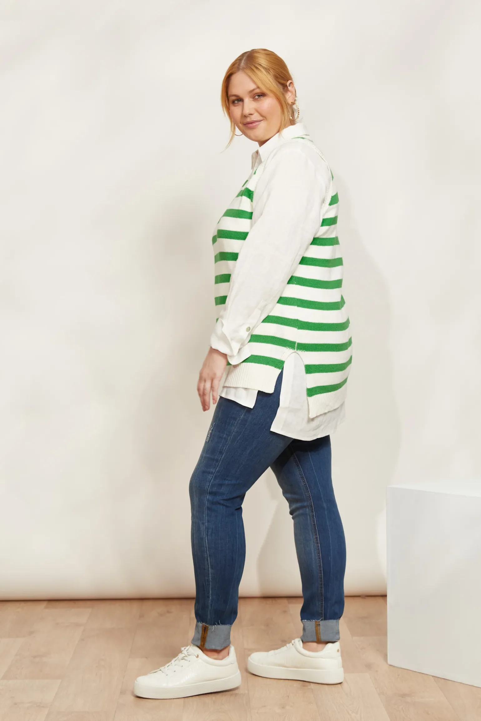 La Sable Knit Vest - Emerald