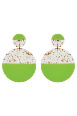 La Vie Dome Earring - Kiwi