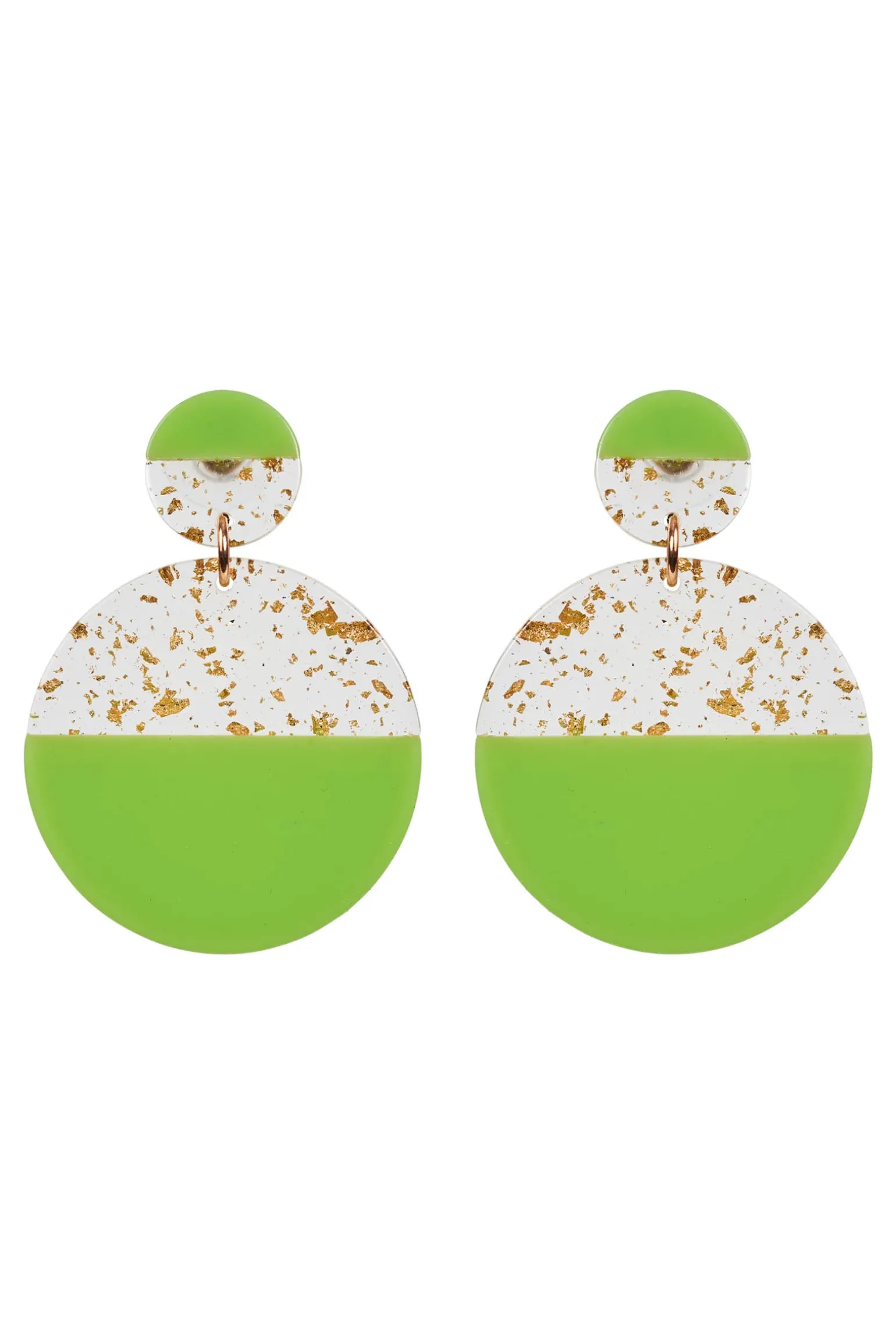 La Vie Dome Earring - Kiwi
