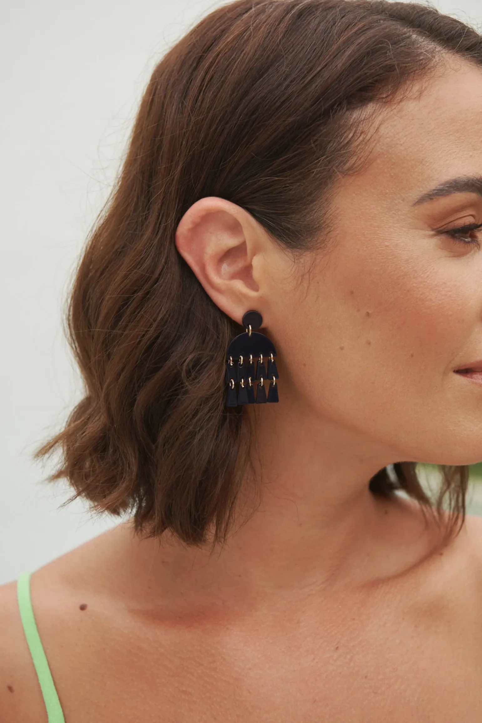 La Vie Drop Earring - Sapphire