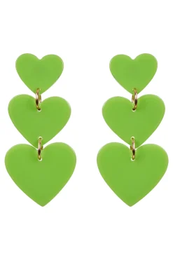 La Vie Heart Earring - Kiwi