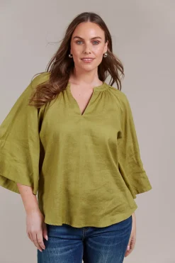 Laax Blouse - Chartreuse