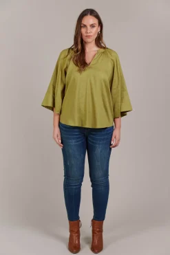Laax Blouse - Chartreuse