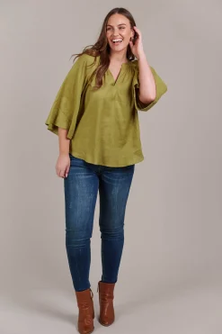 Laax Blouse - Chartreuse