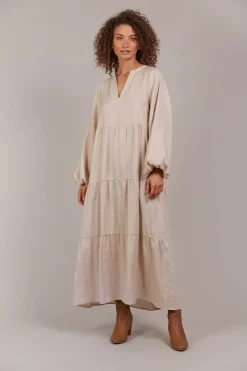 Laax Maxi Dress - Ecru